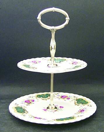 Berkeley 2-Tiered Serving Tray (Salad & Bread/Butter Plate)