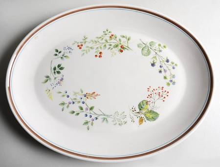 Bitter Sweet 16" Oval Serving Platter
