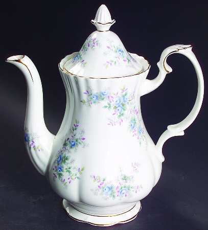 Blue Blossom Coffee Pot & Lid