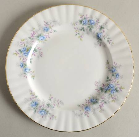 Blue Blossom Salad Plate