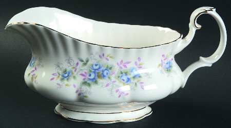 Blue Blossom Gravy Boat