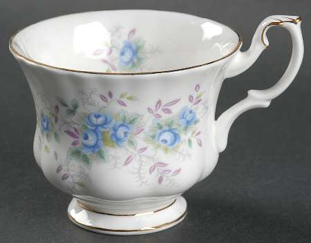 Blue Blossom Footed Cup