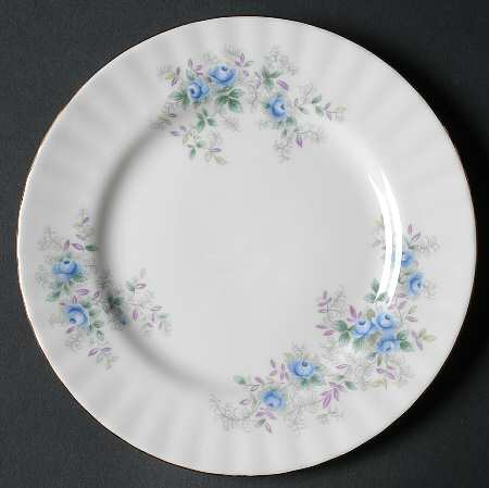 Blue Blossom Dessert/Pie Plate