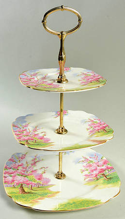 Blossom Time 3-Tiered Serving Tray (DP, SP, BB)