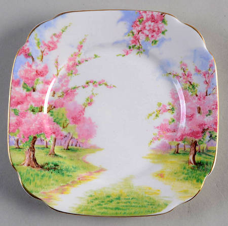 Blossom Time Square Bread & Butter Plate by Royal Albert