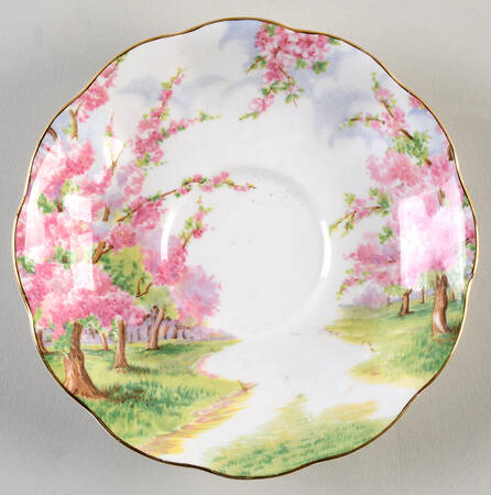 Blossom Time Saucer for Footed Cup