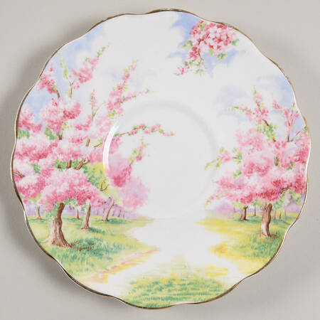 Blossom Time Saucer for Footed Cream Soup Bowl