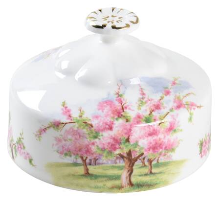 Blossom Time Lid for Round Butter (Uses Square Bread & Butter Plate)