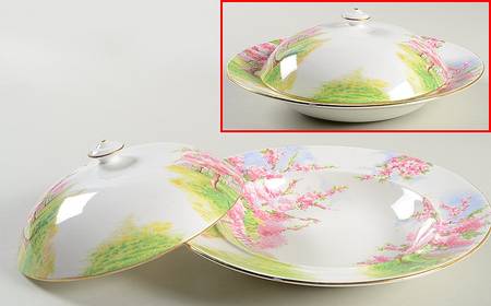 Blossom Time Muffin Dish & Lid