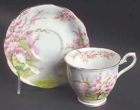Blossom Time Footed Cup & Saucer Set