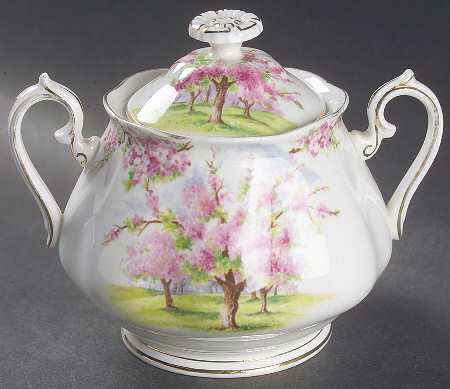 Blossom Time Sugar Bowl & Lid