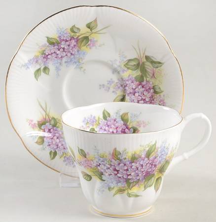 Blossom Time Series Flat Cup & Saucer Set