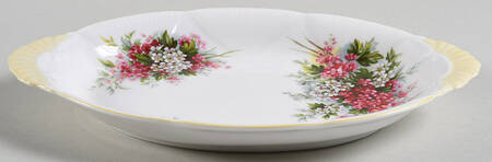 Blossom Time Series Tray for Mini Creamer & Open Sugar by Royal Albert