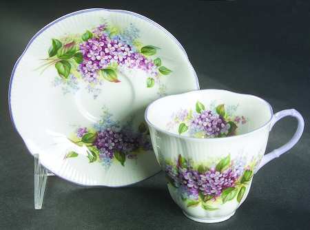 Blossom Time Series Flat Demitasse Cup & Saucer Set