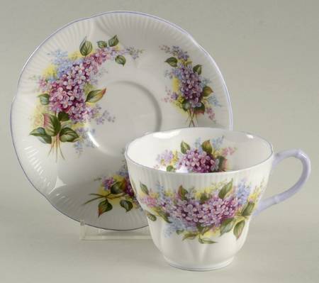 Blossom Time Series Flat Cup & Saucer Set