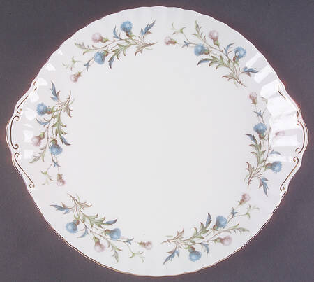 Brigadoon Handled Cake Plate