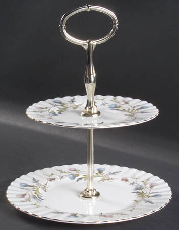 Brigadoon 2-Tiered Serving Tray (Salad & Bread/Butter Plate)
