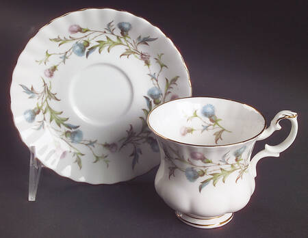 Brigadoon Footed Demitasse Cup & Saucer Set