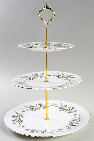 Brigadoon 3-Tiered Serving Tray (DP, SP, BB)