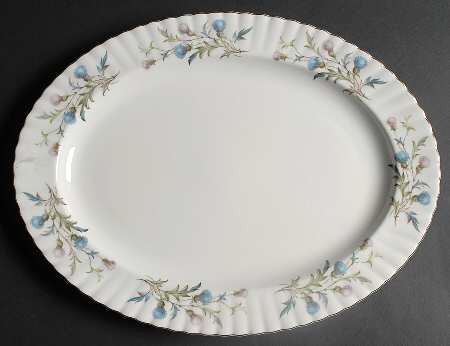 Brigadoon 16" Oval Serving Platter