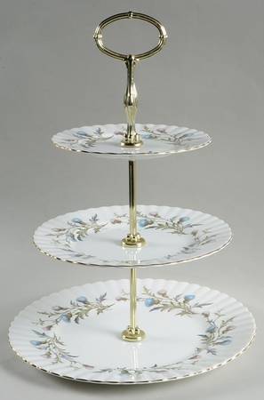 Brigadoon 3-Tiered Serving Tray (DP, SP, BB)