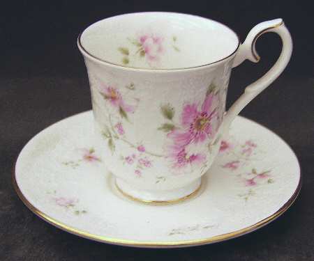 Breath of Spring Footed Demitasse Cup & Saucer Set