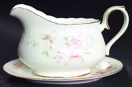 Breath of Spring Gravy Boat & Underplate by Royal Albert