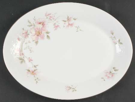 Breath of Spring 13" Oval Serving Platter