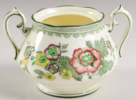 Canton Sugar Bowl No Lid