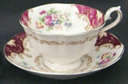 Canterbury Footed Cup & Saucer Set