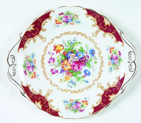 Canterbury Handled Cake Plate