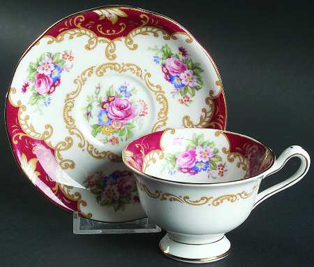 Canterbury Footed Demitasse Cup & Saucer Set