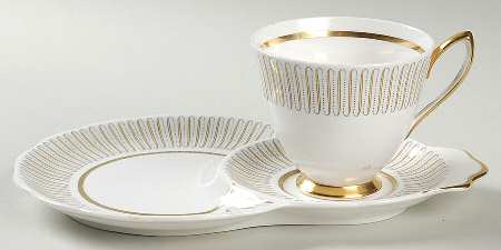 Capri Dessert Plate & Cup Set