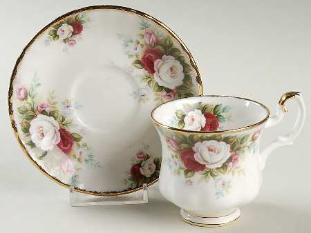 Celebration Footed Demitasse Cup & Saucer Set