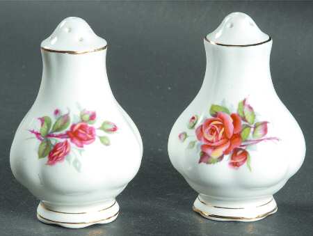Centennial Rose Salt & Pepper Set