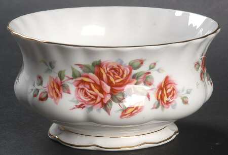 Centennial Rose Open Sugar Bowl