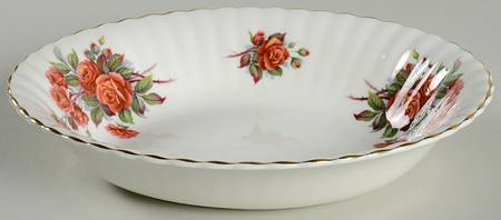 Centennial Rose 9" Oval Vegetable Bowl
