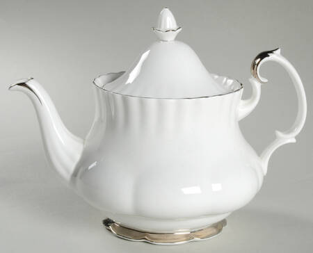 Chantilly Platinum Small Teapot & Lid