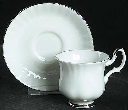 Chantilly Platinum Mocha Cup & Saucer Set