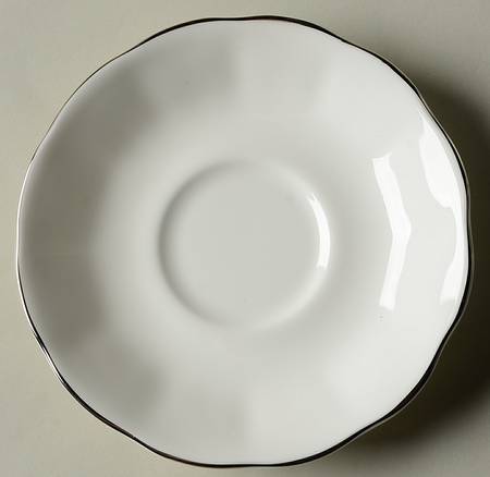 Chantilly Platinum Saucer for Footed Cup