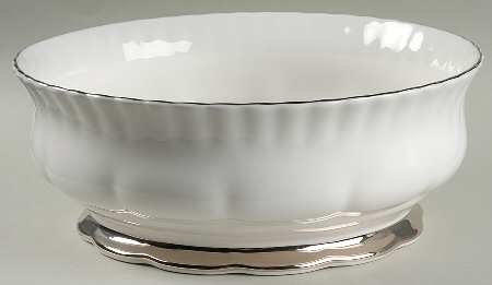 Chantilly Platinum 10" Large Salad Serving Bowl
