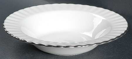Chantilly Platinum Rim Soup Bowl