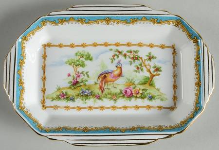 Chelsea Bird Blue 7" Rectangular Sweet Meat