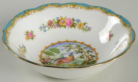 Chelsea Bird Blue Coupe Cereal Bowl
