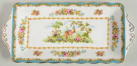 Chelsea Bird Blue Small Sandwich Tray