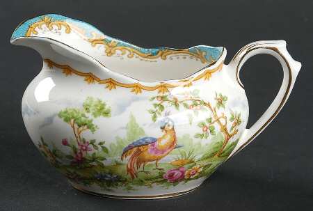 Chelsea Bird Blue Mini Creamer