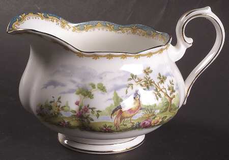 Chelsea Bird Blue Gravy Boat