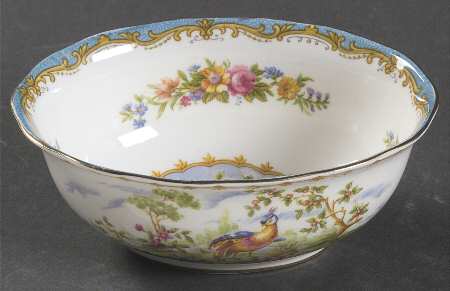 Chelsea Bird Blue Open Sugar Bowl