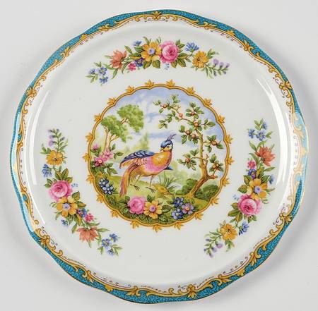 Chelsea Bird Blue Tea Tile