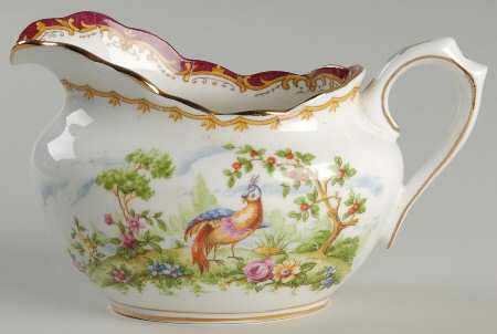 Chelsea Bird Maroon Creamer